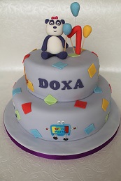 1st birthday cake panda